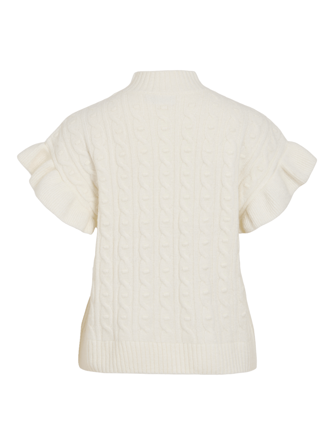 VISULLI Knitted Top - Cloud Dancer - VERO MODA & VILA Bergvik